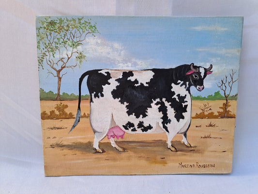 Original Artwork: "Karoo Dairy Cow", (Farmyard Collection)