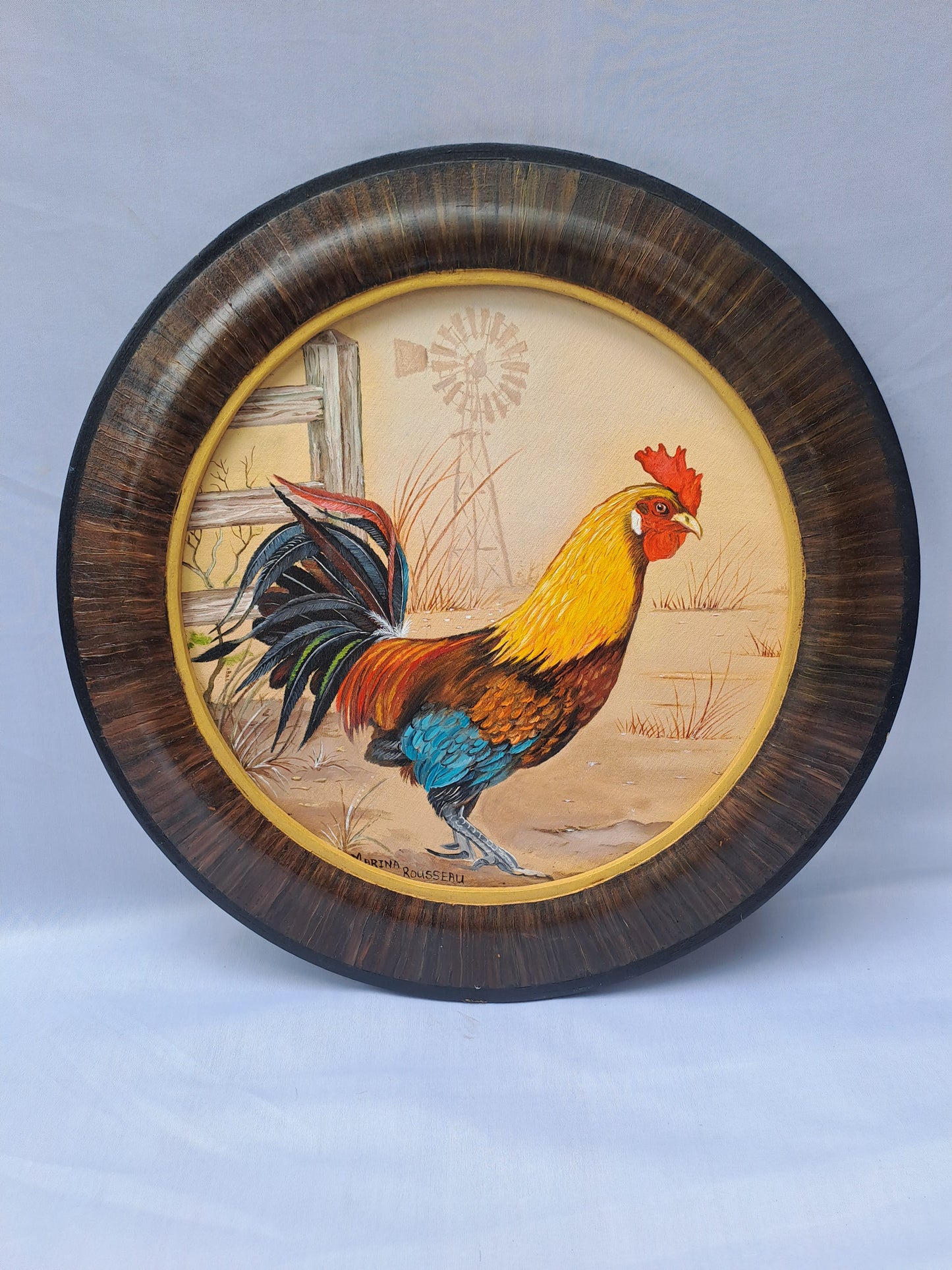 Original Artwork: "Wary Rooster"