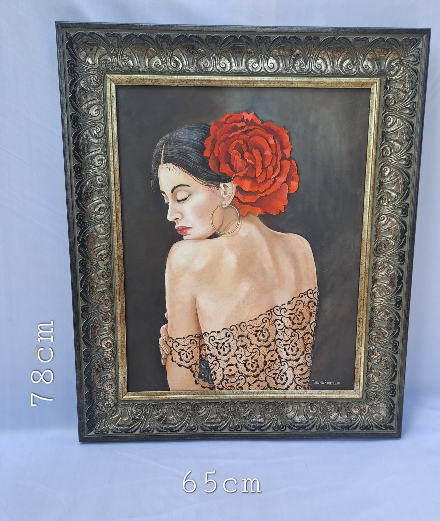 Original Artwork: "Scarlet Rose"