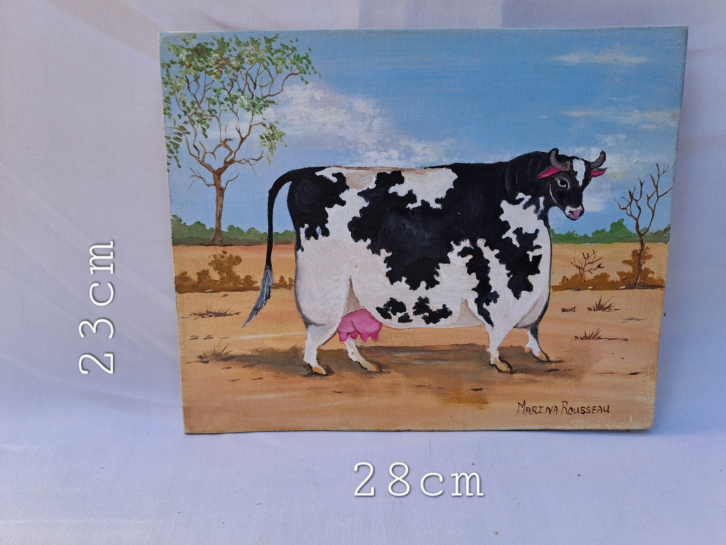 Original Artwork: "Karoo Dairy Cow", (Farmyard Collection)