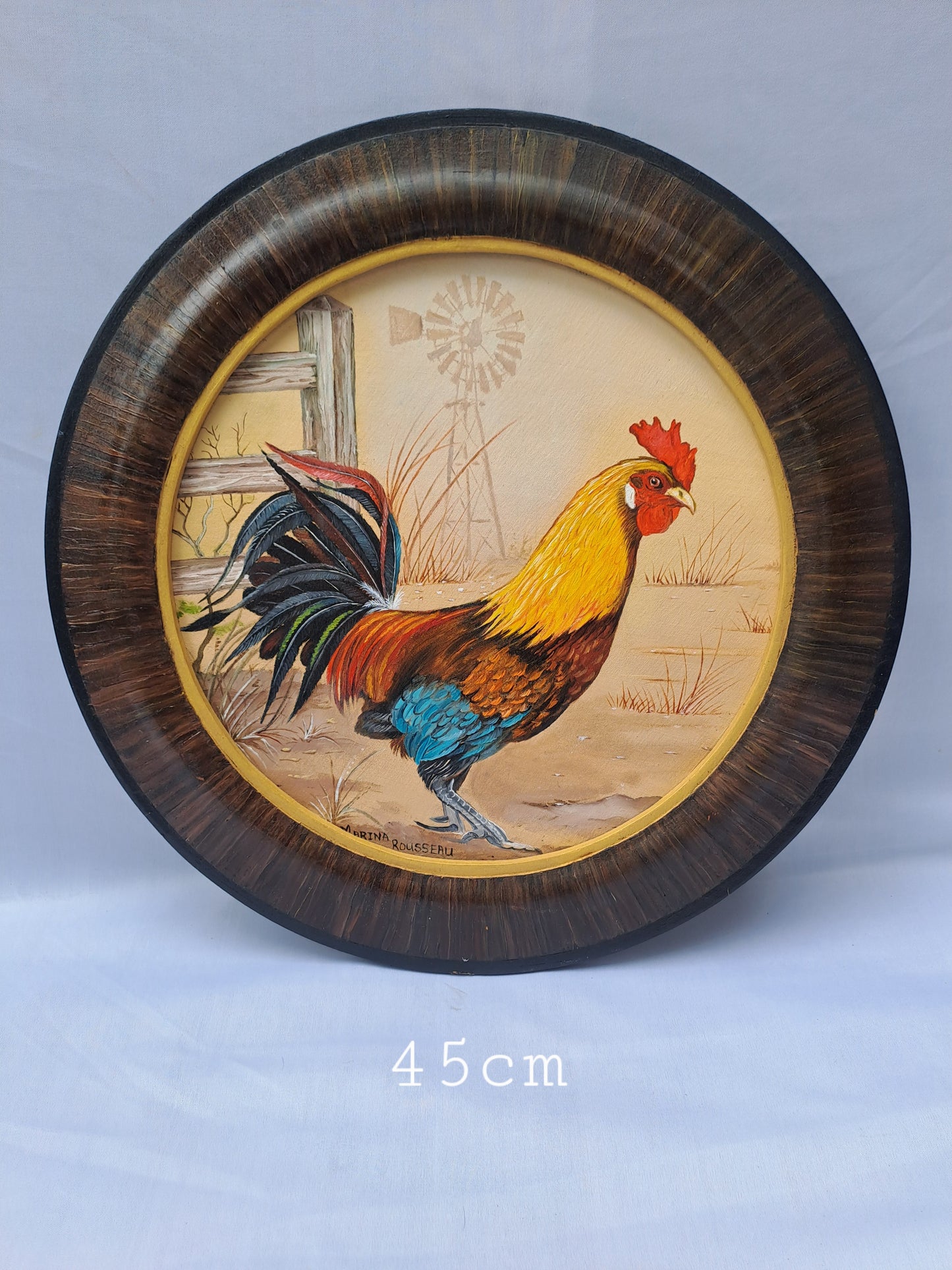 Original Artwork: "Wary Rooster"