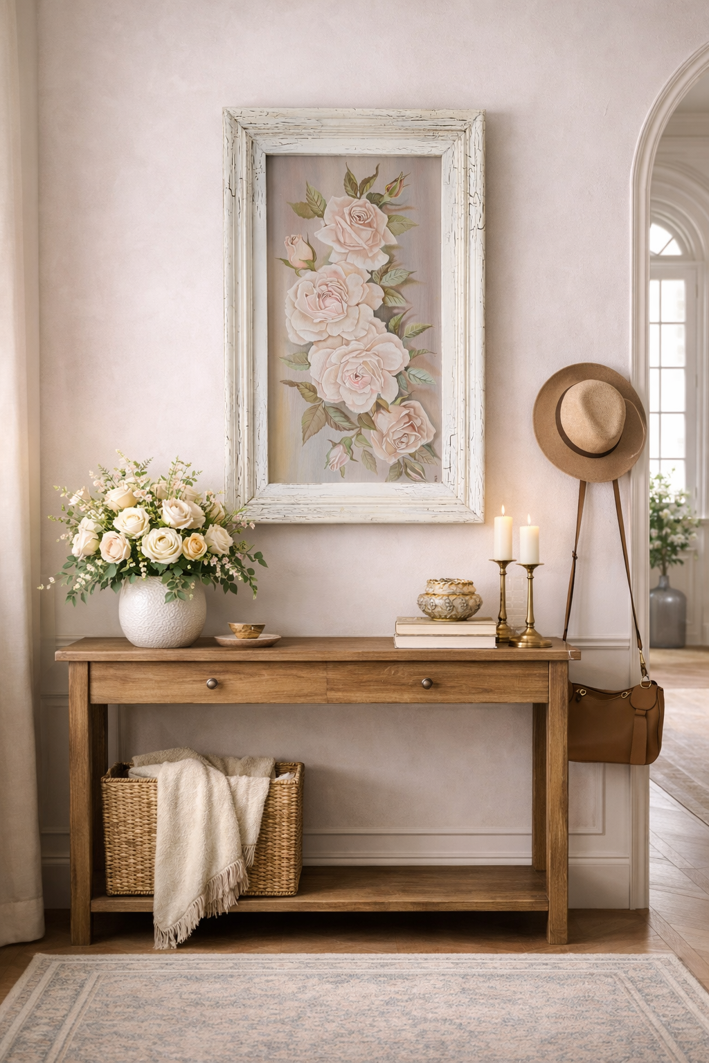 Original Artwork: "Blushing Roses"
