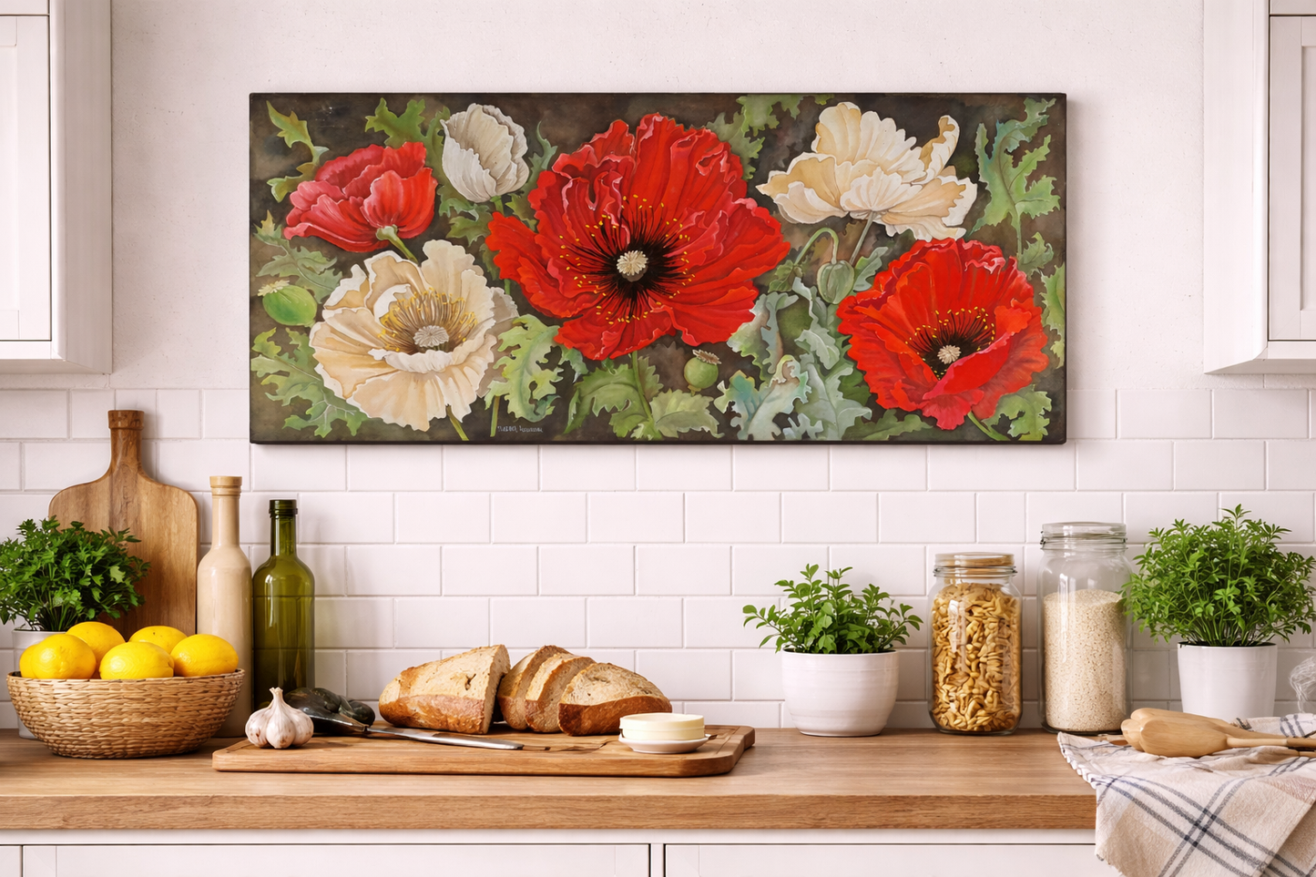 Original Artwork: "Poppies Garden"