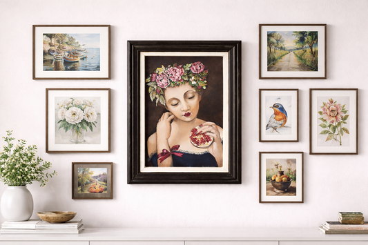 Original Artwork: "Pomegranate Muse"