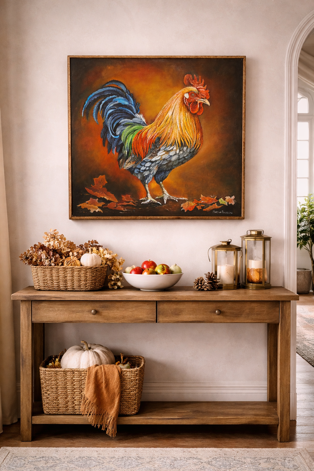 Original Artwork: "Autumn Rooster"