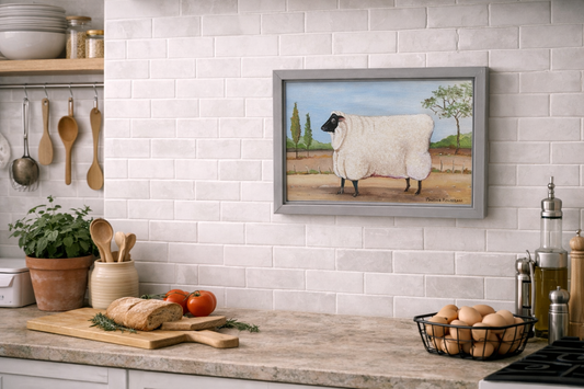 Original Artwork: "Karoo Sheep", (Farmyard Collection)
