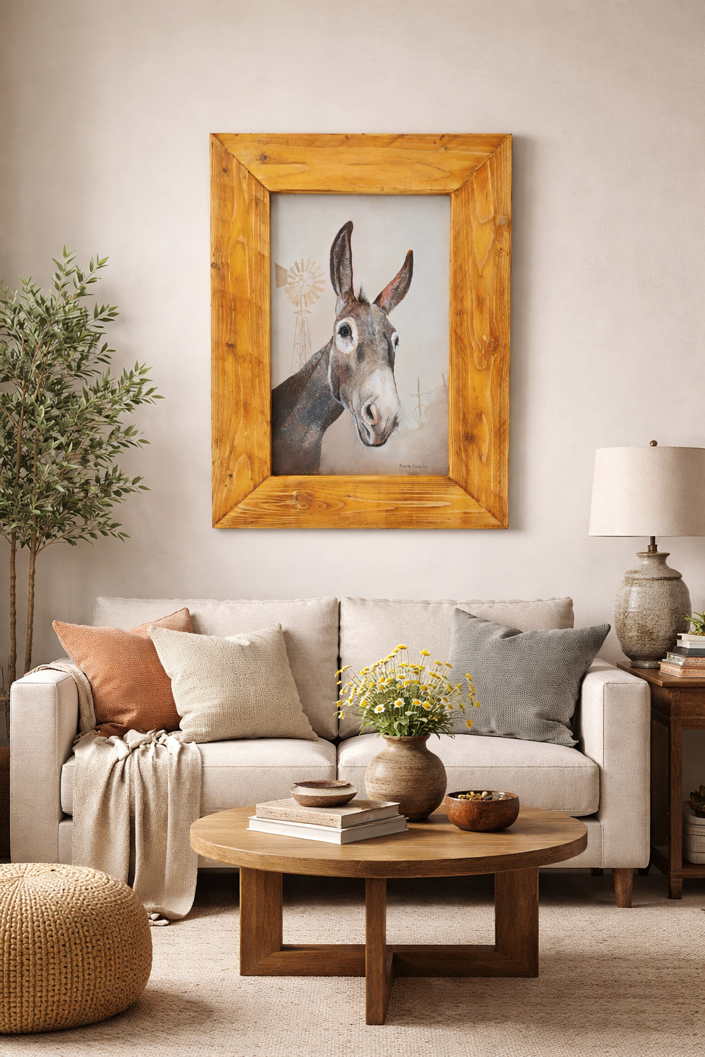 Original Artwork: "The Curious Donkey"