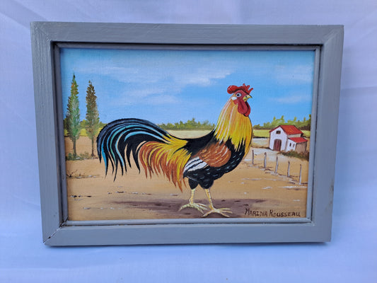 Original Artwork: "Karoo Rooster", (Farmyard Collection)