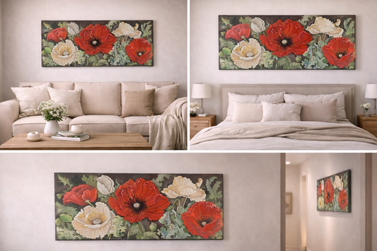 Original Artwork: "Poppies Garden"