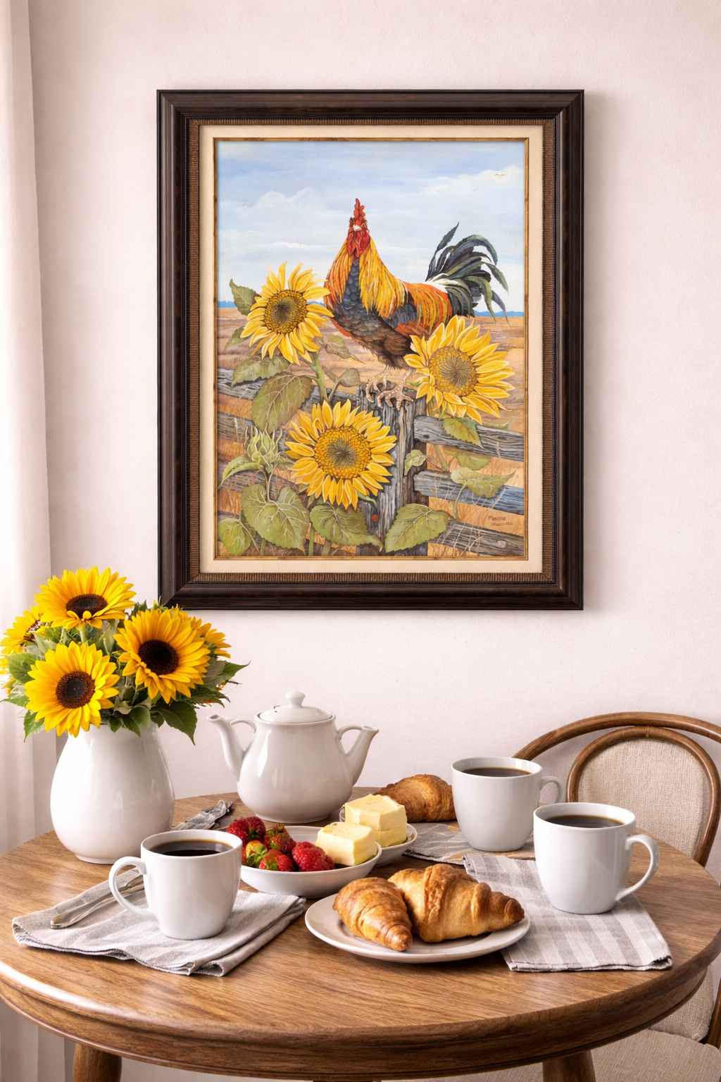 Original Artwork: "Early Morning Call from the Fields"