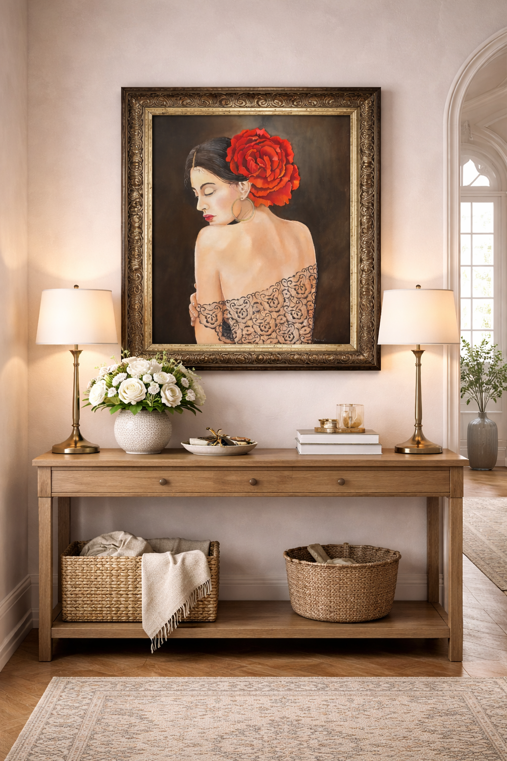 Original Artwork: "Scarlet Rose"
